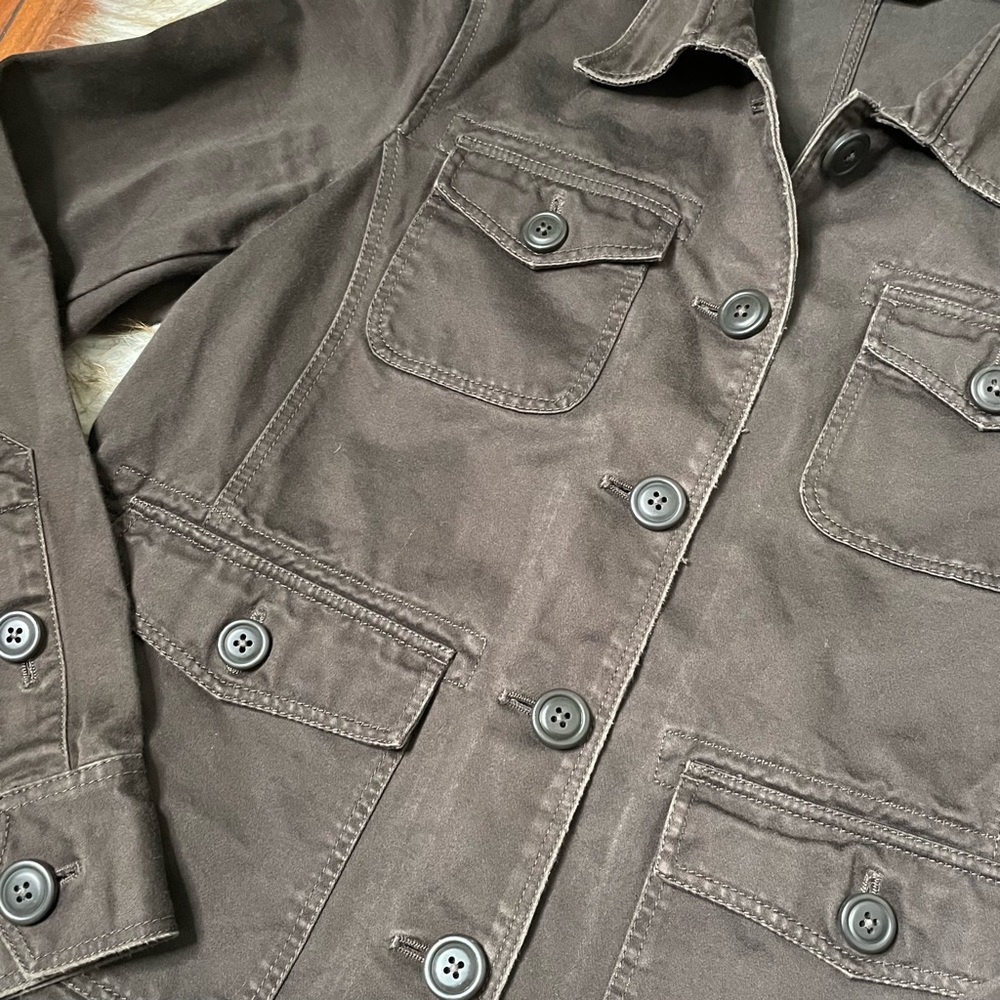 J. Crew brown aged utility jacket - Picture 9 of 9